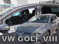 Deflektory VW Golf VIII Hatchback 5dv or roku výroby 2020R a vyššie (+zadné)