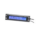 Teplomer s hodinkami + voltmeter 12/24V IN/OUT