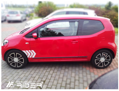 Ochranné lišty dverí VW UP 3D 11R a vyššie, MODEL F-44