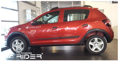 Ochranné lišty dverí Dacia Sandero Stepway 13R a vyššie, MODEL F-31