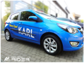 Ochranné lišty dverí Opel Karl 5D 15R, MODEL  F-27