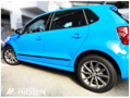 Ochranné lišty dverí VW Polo VI 5dv. 2017 a vyššie, MODEL F-35