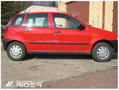 Ochranné lišty dverí Fiat Punto I 5D 93-99 R htb, MODEL F-1