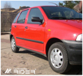 Ochranné lišty dverí Fiat Punto I 5D 93-99 R htb, MODEL F-1