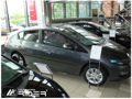 Ochranné lišty dverí Honda Insight II 09R a vyššie , MODEL F-16/20