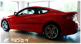 Ochranné lišty dverí Hyundai Genesis Coupe 10R a vyššie, MODEL F-18