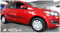 Ochranné lišty dverí Hyundai i20 5D FL 13R a vyššie  htb, MODEL F-27