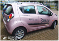 Ochranné lišty dverí Chevrolet Spark 09R, MODEL F-29