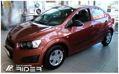 Ochranné lišty dverí Chevrolet Aveo HB/SEDAN 11R a vyššie, MODEL F-36