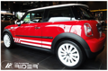 Ochranné lišty dverí Mini Cooper 06R a vyššie htb, MODEL F-25