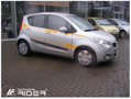 Ochranné lišty dverí Opel Agila II 07-10R htb, MODEL F-22