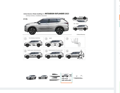 Ochranné lišty dverí Mitsubishi Outlander 23R