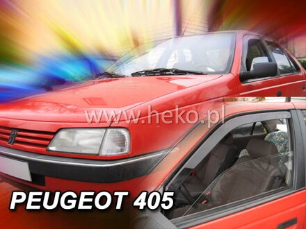 Deflektory PEUGEOT 405 od 1987 do 1997