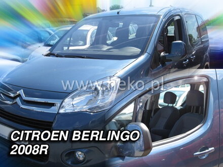Deflektory CITROEN BERLINGO od 2008 do 2018 / PEUGEOT PARTNER od 2008 do 2018