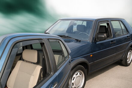 Deflektory VW GOLF II 2dv od 1983 do 1987 (rozdelené okno)