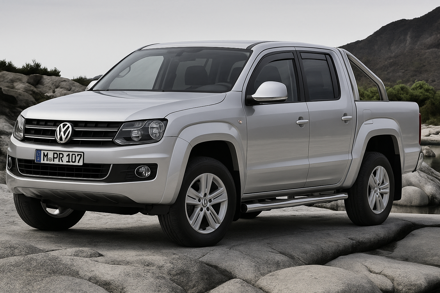 Deflektory VW AMAROK od 2011 + zadné deflektory