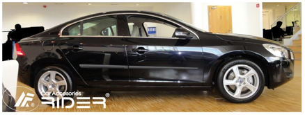 Ochranné lišty dverí Volvo S60 11R, MODEL F-20