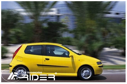 Ochranné lišty dverí Fiat Punto II 3D 99-11R htb, MODEL F-7