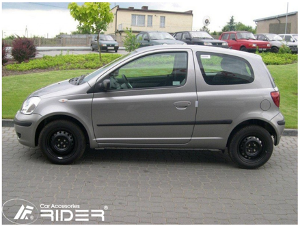 Ochranné lišty dverí Toyota Yaris 3D 98-05R, MODEL F-13