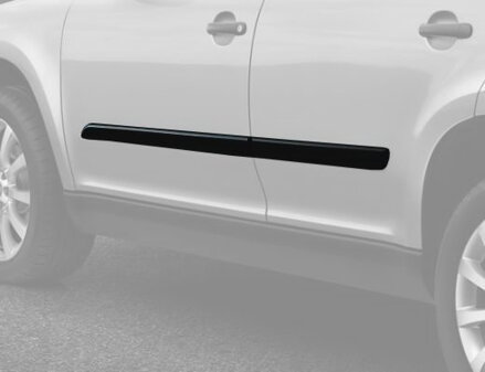Ochranné lišty dverí Škoda Octavia II 04-12R, MODEL F-46