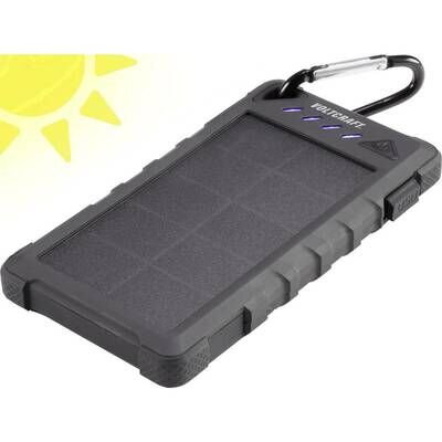 Solárna powerbanka VOLTCRAFT SL-80 VC-8308670 solárna nabíjačka 8000 mAh, čierná Solárna powerbanka VOLTCRAFT SL-80 VC-8308670 solárna nabíjačka 8000 mAh, čierná