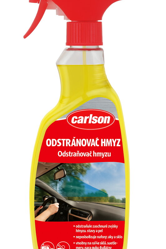 Carlson Odstraňovač hmyzu 500 ml – sprej na čelné sklá, lak a svetlomety Carlson Odstraňovač hmyzu 500 ml – sprej na čelné sklá, lak a svetlomety