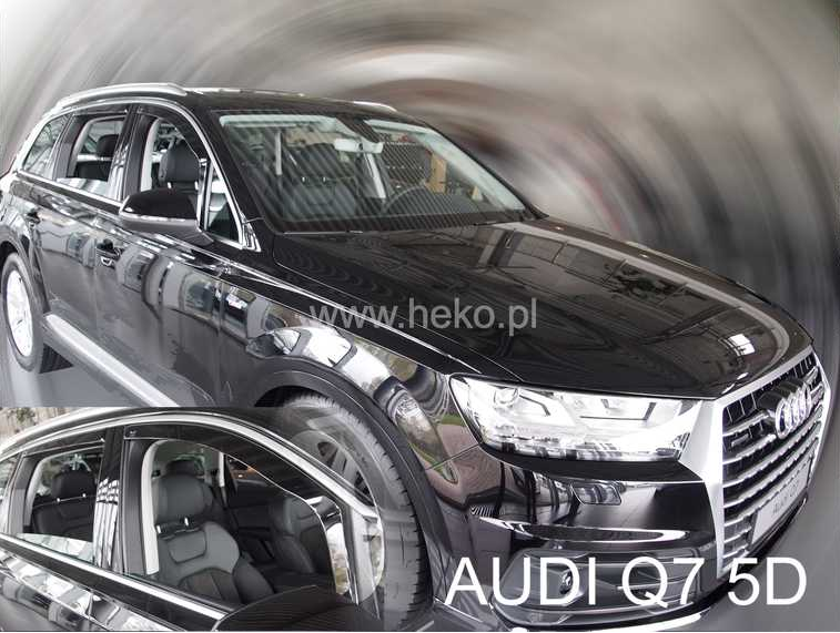 Deflektory Audi Q7 II 5D 15R (+zadné) Deflektory Audi Q7 II 5D 15R (+zadné)