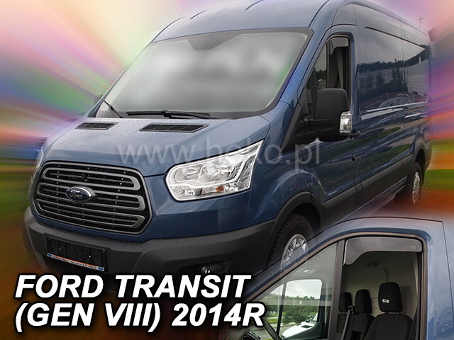 Deflektory FORD TRANSIT (genVIII) od 2013 krátke deflektory Deflektory FORD TRANSIT (genVIII) od 2013 krátke deflektory
