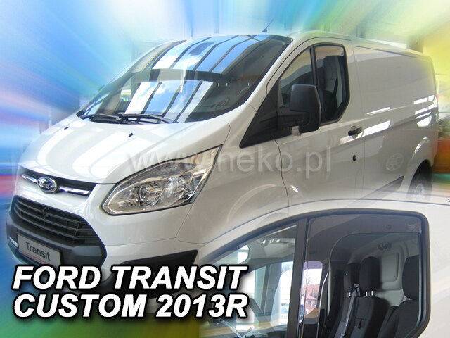 Deflektory FORD TRANSIT CUSTOM od 2012 do 2023