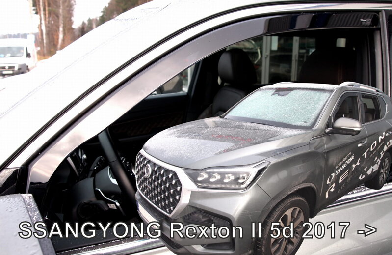 Deflektory SSANGYONG Rexton II 5d 2017 -> Deflektory SSANGYONG Rexton II 5d 2017 ->