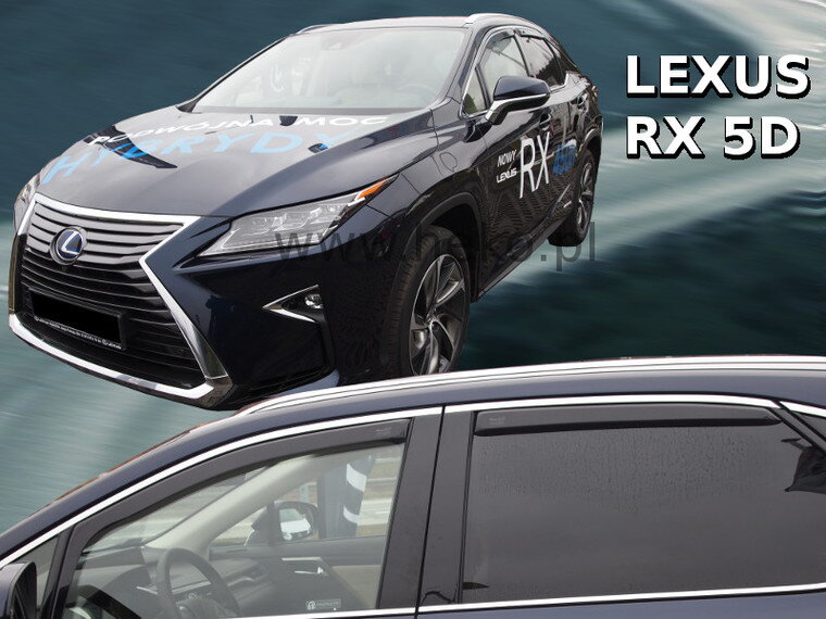 Deflektory Lexus RX 5D 16R (+zadné) Deflektory Lexus RX 5D 16R (+zadné)