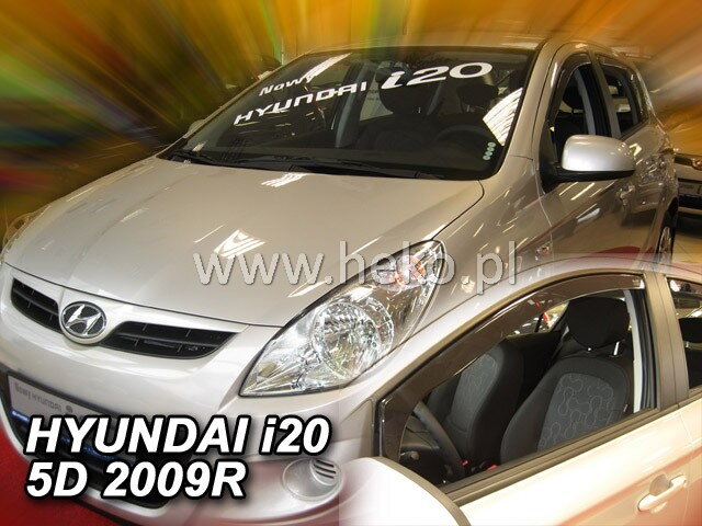 Deflektory HYUNDAI i20 5dv od 2009 do 2015 Deflektory HYUNDAI i20 5dv od 2009 do 2015