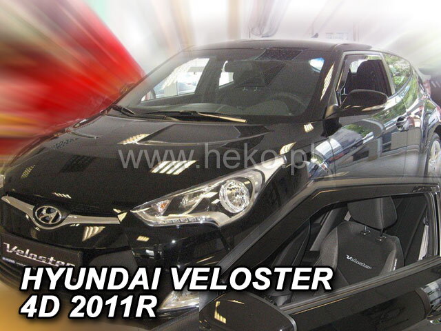 Deflektory HYUNDAI VELOSTER I od 2011 do 2018 Deflektory HYUNDAI VELOSTER I od 2011 do 2018