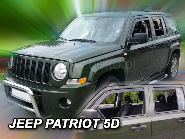 Deflektory JEEP PATRIOT 5D 2006R.->(+zadné) Deflektory JEEP PATRIOT 5D 2006R.->(+zadné)