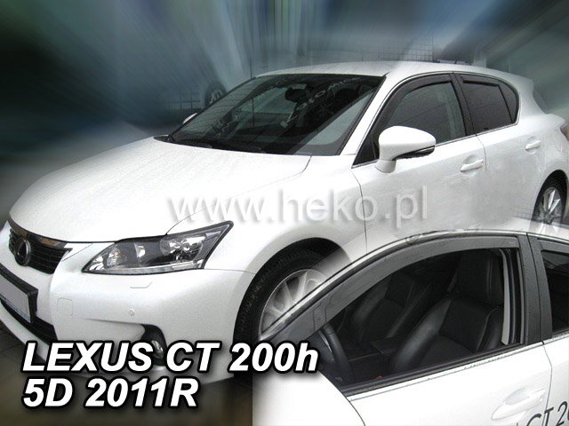Deflektory LEXUS CT 200H 5D 2011R. a vyššie Deflektory LEXUS CT 200H 5D 2011R. a vyššie