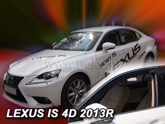 Deflektory LEXUS IS III 4D 2013R-> Deflektory LEXUS IS III 4D 2013R->