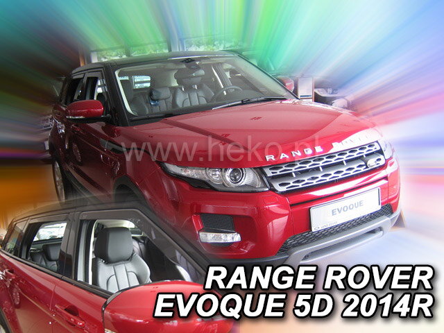 Deflektory Range Rover Evoque 5D 2011R-> (+zadné) Deflektory Range Rover Evoque 5D 2011R-> (+zadné)