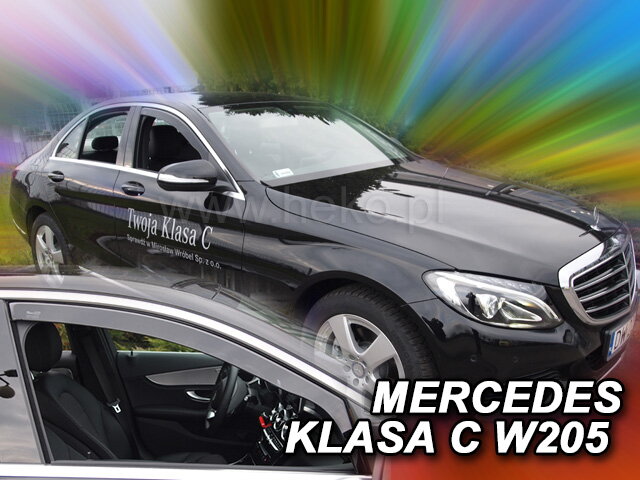Deflektory MERCEDES Klasa C W205 4D 2014R-> SEDAN Deflektory MERCEDES Klasa C W205 4D 2014R-> SEDAN