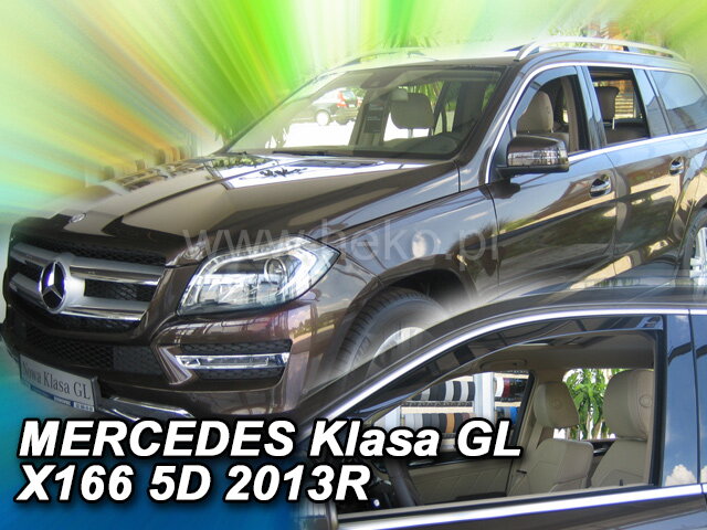 Deflektory MERCEDES klasa GL X166 5D 2013R-> Deflektory MERCEDES klasa GL X166 5D 2013R->