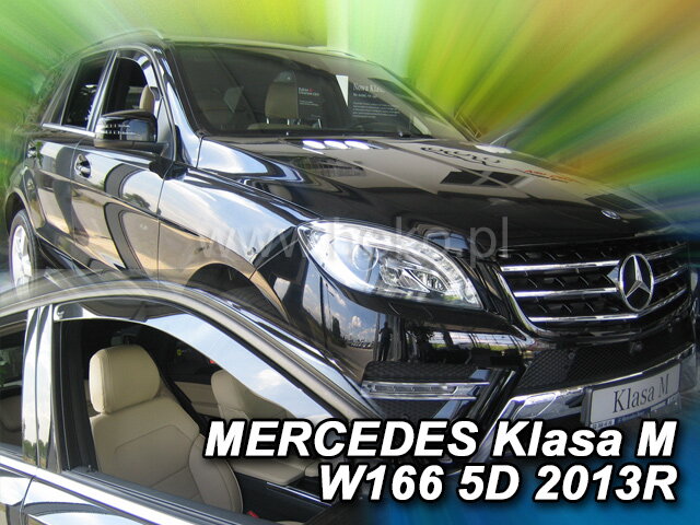 Deflektory MERCEDES klasa M W166 5D 2011R-> Deflektory MERCEDES klasa M W166 5D 2011R->