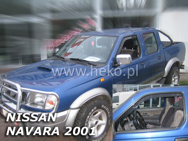 Deflektory NISSAN NAVARA / PICK UP D22 / NP300 2/4d 2001 – 2005r. Deflektory NISSAN NAVARA / PICK UP D22 / NP300 2/4d 2001 – 2005r.