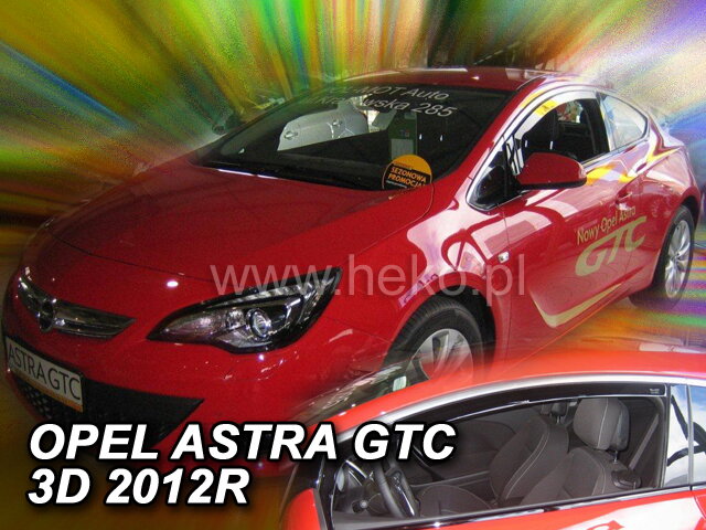 Deflektory OPEL ASTRA IV GTC 3D 2010R-> Deflektory OPEL ASTRA IV GTC 3D 2010R->