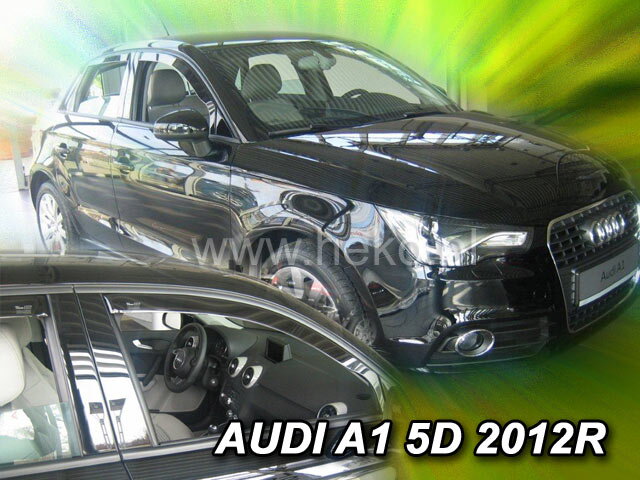 Deflektory AUDI A1, 5d 2012-2018 (+zadné) Deflektory AUDI A1, 5d 2012-2018 (+zadné)