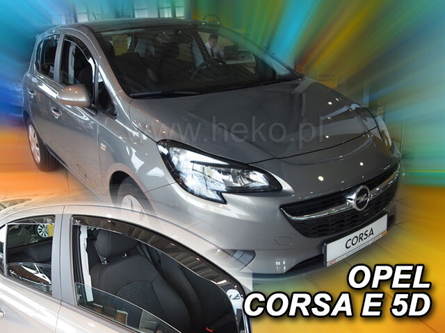 Deflektory OPEL CORSA E 5D 2015R->(+zadné) Deflektory OPEL CORSA E 5D 2015R->(+zadné)