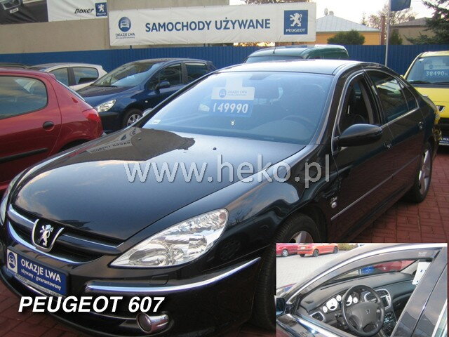 Deflektory PEUGEOT 607