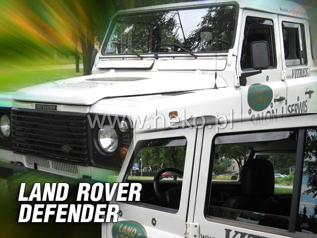 Deflektory LAND ROVER DEFENDER 4D (+zadné) Deflektory LAND ROVER DEFENDER 4D (+zadné)