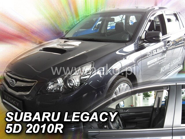 Deflektory SUBARU LEGACY BM/BR 4/5D 2010R-> Deflektory SUBARU LEGACY BM/BR 4/5D 2010R->