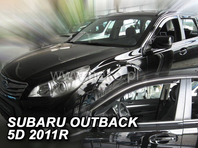 Deflektory SUBARU OUTBACK IV 5D od roku 2009 do 2014 Deflektory SUBARU OUTBACK IV 5D od roku 2009 do 2014