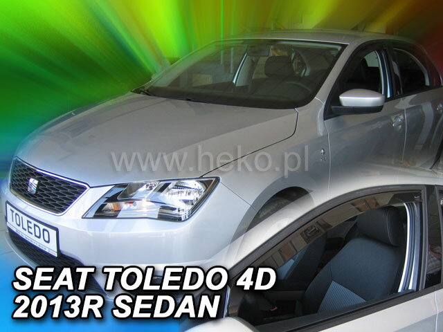 Deflektory SEAT TOLEDO IV 4D 2013R-> SEDAN Deflektory SEAT TOLEDO IV 4D 2013R-> SEDAN
