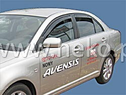 Deflektory TOYOTA AVENSIS 4d / 5d 1997r.-2003r. 68111-01590-83 Deflektory TOYOTA AVENSIS 4d / 5d 1997r.-2003r. 68111-01590-83